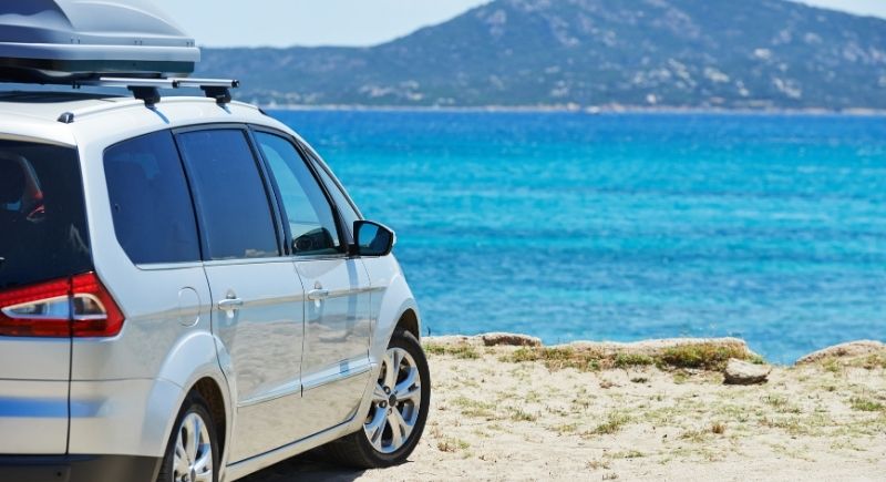 Met de leaseauto op vakantie